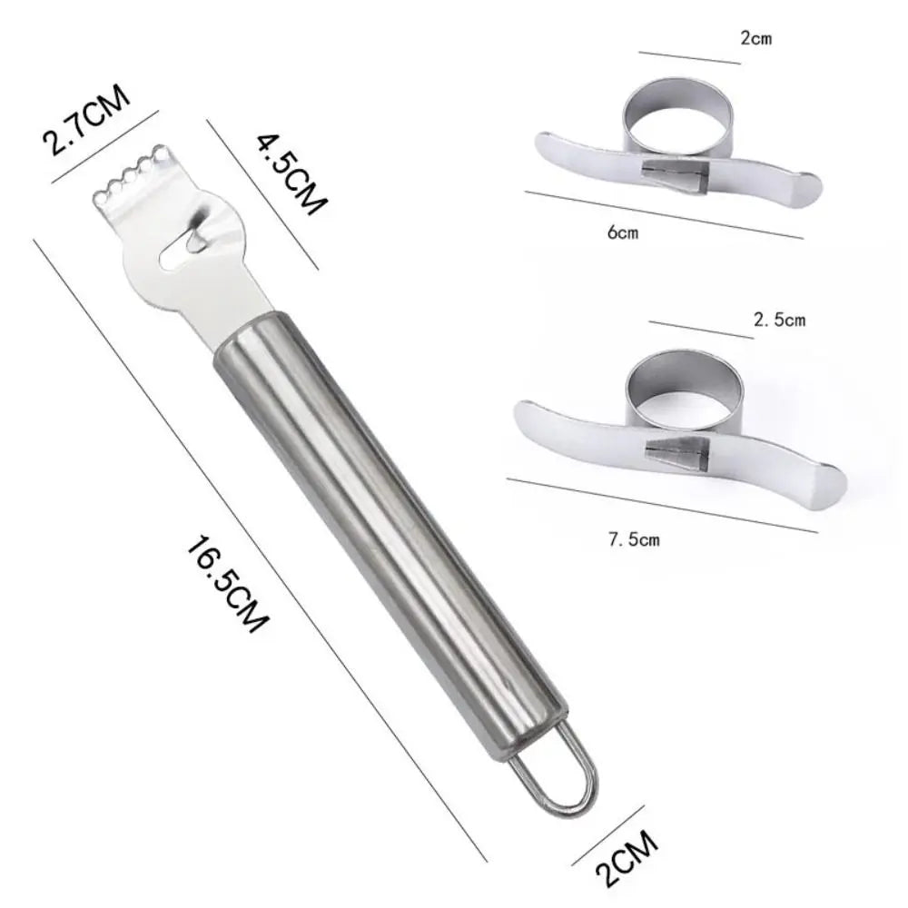 Stainless Steel Lemon Zest Peeler Portable Kitchen Gadgets Peeling Tool Lemon Zester Grater Bar Accessories