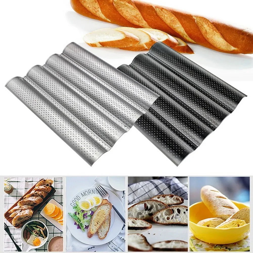 Teglia traforata per baguette o filoncini