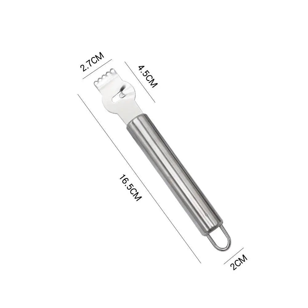 Stainless Steel Lemon Zest Peeler Portable Kitchen Gadgets Peeling Tool Lemon Zester Grater Bar Accessories
