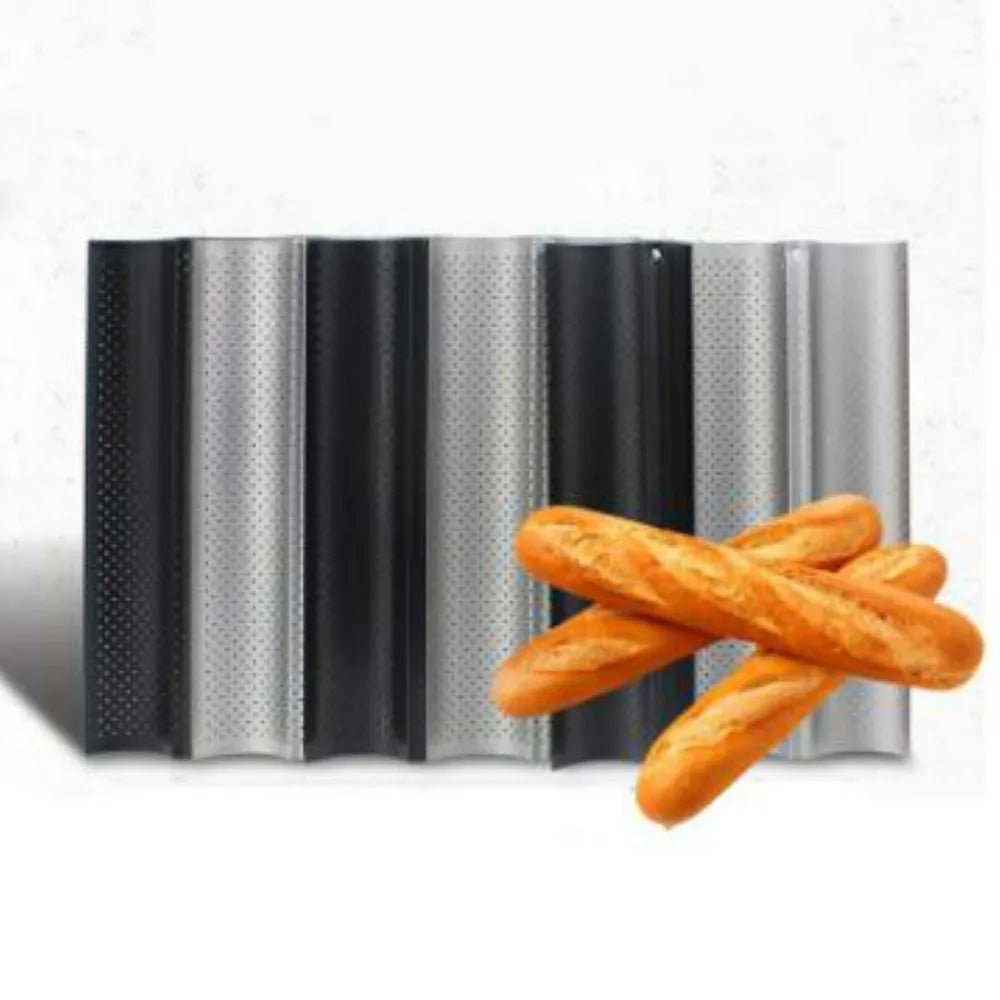 Teglia traforata per baguette o filoncini