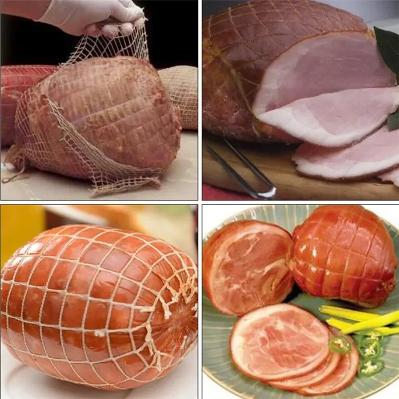 Cotton Meat Net Ham Sausage Roll Net Hot Dog Net Butcher's Strings Bacon Sausage Packaging Tools Kitchen Cooking Tool Cucina